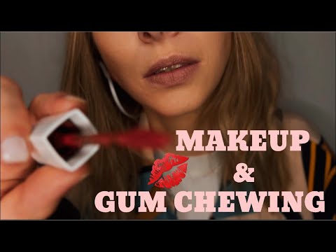 ASMR•Doing Your MAKEUP With GUM CHEWING 💋💄