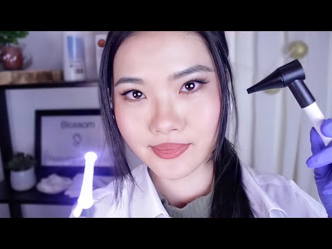 ASMR | Ear Exam & Cleaning👩🏻‍⚕️👂, Hearing Test | Medical Role RP (Personal Attention)