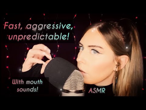 ASMR⚡️Fast & aggressive⚡️unpredictable for ADHD or people with short attention spans💓 #asmr
