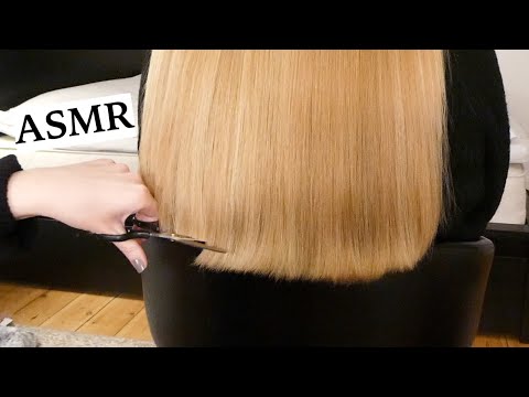 ASMR Haircut, Hair Straightening & Hair Brushing Sounds For Sleep (No Talking)
