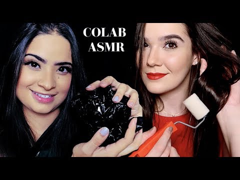 COLAB ASMR: LAYERED TRIGGERS / TRIGGERS EM CAMADAS - Sindy e Naiane