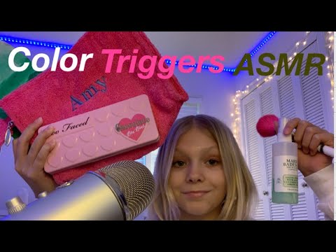 Color triggers ASMR 🤍💚💗
