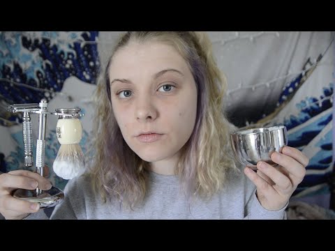 ASMR │Men's Shave and Haircut Roleplay! Shaving Cream and Scissor Sounds ♡