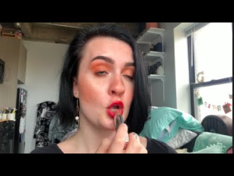 ASMR going through every lip product I own!