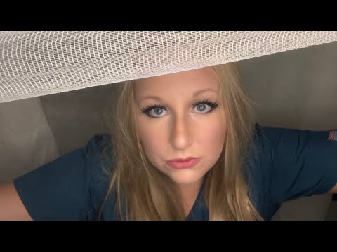 ASMR Emergency Room Visit Cleaning and Bandaging Wounds