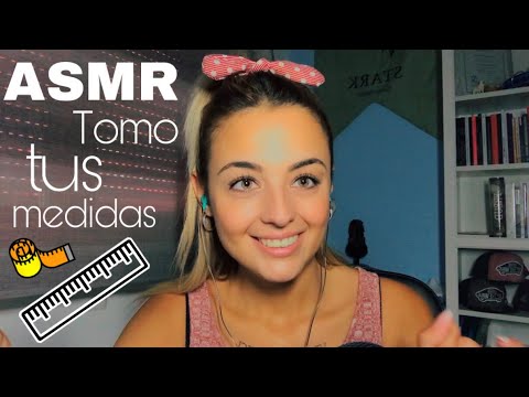 ASMR Español | Roleplay tomando tus MEDIDAS | Roleplay en ESPAÑOL