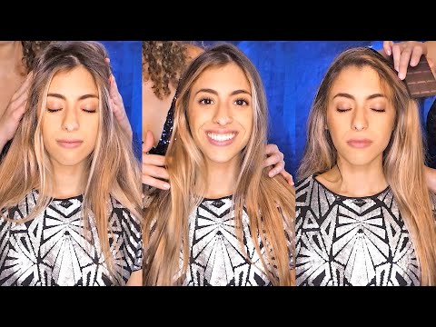 Hair Brushing ASMR, Scalp Massage, Extra Tingles with Hair Play | Soft Whispers Fall Alseep Fast