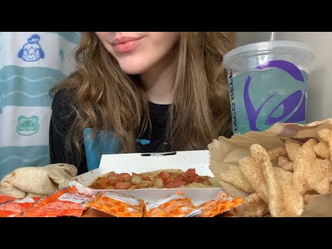 ASMR Eating Vegan Taco Bell | Mukbang