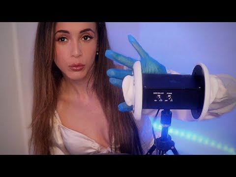 ASMR 3Dio Intense Ear Cleaning/Wax Removal | ear massage, lotion sounds, brushing...