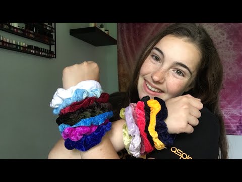 |ASMR| SCRUNCHIE UNBOXING | FABRIC SOUNDS | CRINKLE SOUNDS|
