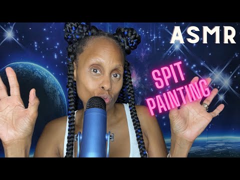 ASMR Fast and Aggressive, Spit Painting, Mic Pumping, Hand Movements
