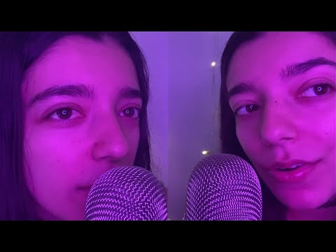 ASMR | DOUBLE mouth sounds for DOUBLE tingles from your twins 💓