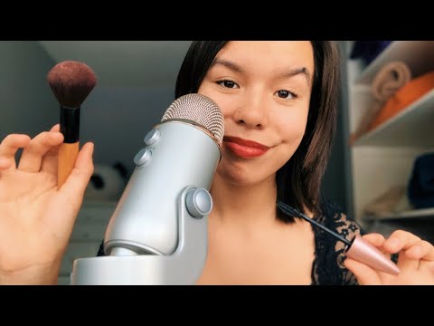 ASMR your best friend does your makeup 💄🤪 (VISUAL TRIGGERS) ROLE PLAY