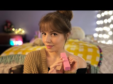 ASMR 💋🕯️ POV Pampering You Before Bedtime (Face Touching, Whispering, ASMR Mouth Sounds)