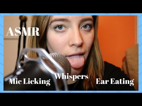 ASMR Mic Licking / Ear Eating