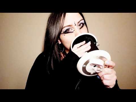 ASMR 🖤Woman in Black🖤 does ear eating & licking