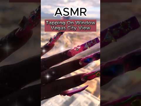 ASMR Lofi Chill Music & Tapping On Hotel Window Las Vegas Edition #LofiTapping #ASMRtapping