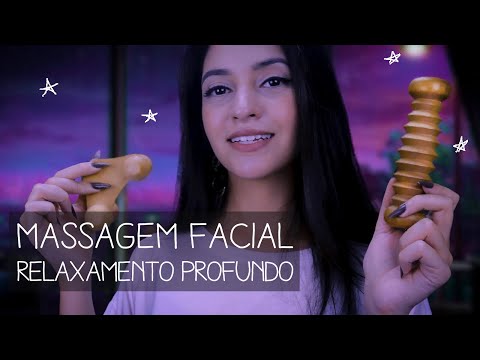 [ASMR] Massagem Facial p/ Aliviar Ansiedade: Ative Sono Profundo | Chuva, SPA, ASMR Realista