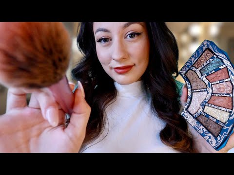 ASMR Giving You A LUXURY Makeover ✨ doing your makeup roleplay for sleep