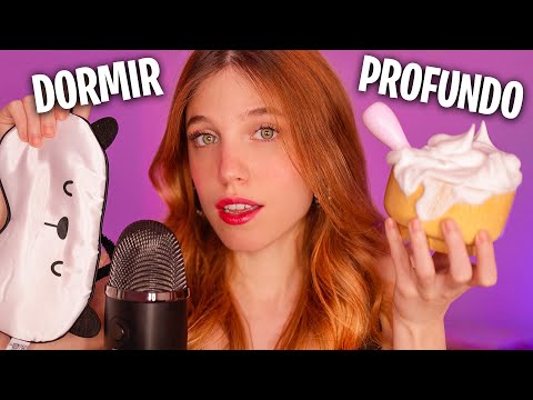 ASMR TE AYUDO A DORMIR con sonidos relajantes de SKIN CARE ✨ Dormir profundo 💆🏼‍♀️