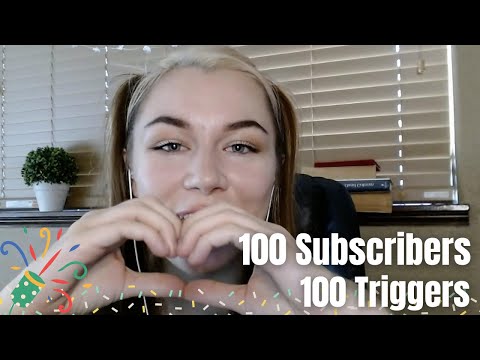 100 Triggers for 100 Subscribers | Lily G ASMR