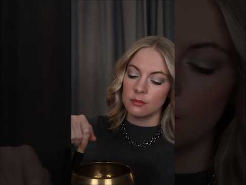 Healing meditation song with singing bowl for ASMR and relaxation #asmr #singingbowl #singing
