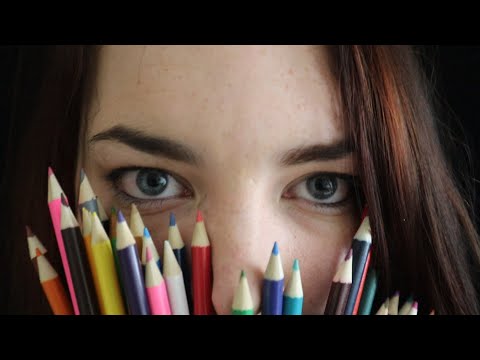 Weird ASMR || Let me Draw on You! Uncomfortably Close Face Drawing [Binaural]