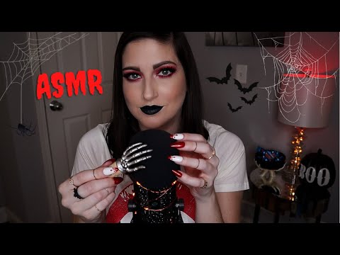 ASMR | Spooky Mic Triggers 👻 (Mic Scratching & More)