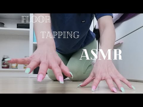 ASMR | lo-fi build-up floor tapping (fast and aggressive, spiderlike)