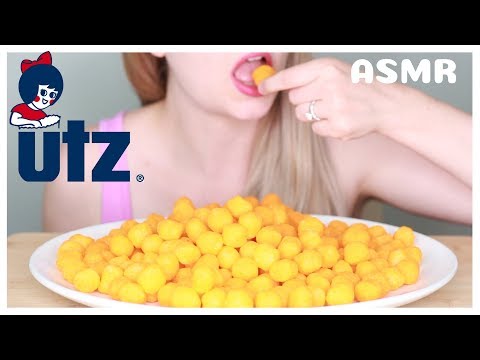 ASMR: Utz Cheese Balls *CRUNCHY EATING SOUNDS* (no talking) 먹방