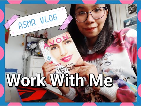 ASMR: Work With Me 2  💻 (Soft-Speaking, Typing, Tapping & Rain Sounds)🌦️