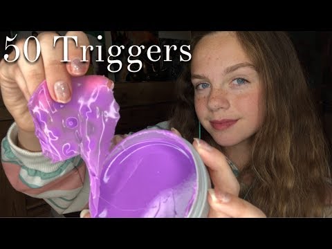 ASMR 50 Triggers in 50 Minutes