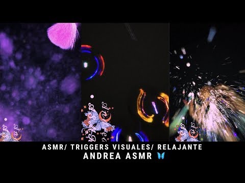 ASMR/ Triggers Visuales/ Visual/ Muy relajante/ sonidos de agua/ plástico/ Andrea ASMR 🦋