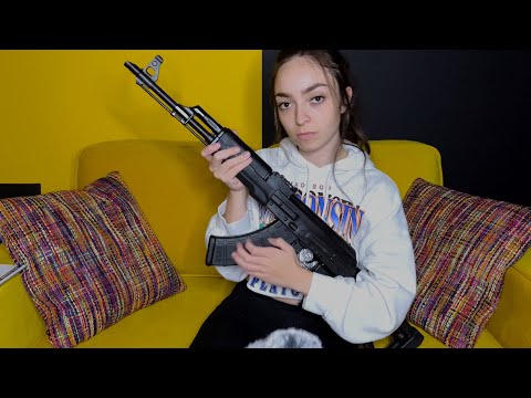 ASMR Intense Zastava Arms AK-47 Rifle, Magazine, Tapping Gun Sounds for Relaxation and Sleep