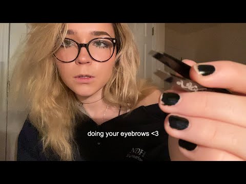 ASMR Doing Your Eyebrows RP *personal attention triggers*