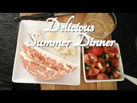 ASMR How to Make a Delicious Summer Dinner ☀365 Days of ASMR☀