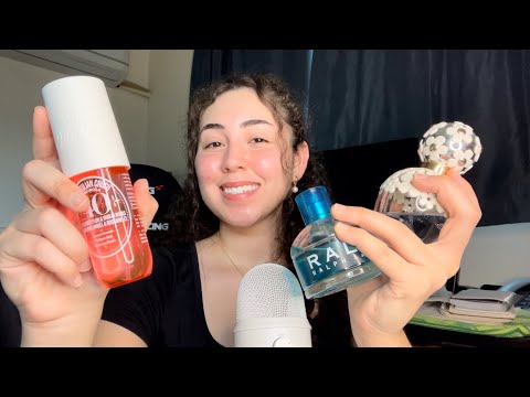 ASMR Fragrance Collection (tapping, spraying, soft spoken)
