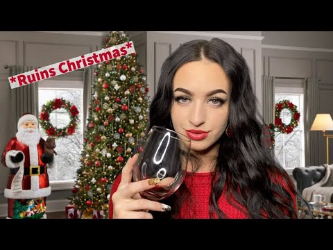 [ASMR] Rude Rich Aunt Visits For Christmas RP