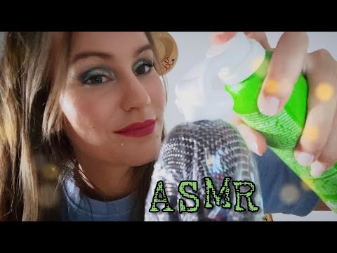 ASMR español - ESPUMA DE AFEITAR y Plástico - Sonidos RELAJANTES 💤