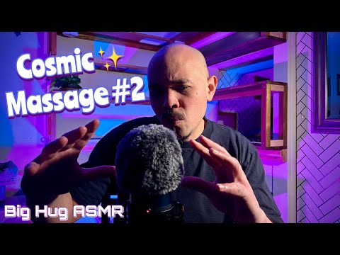 Cosmic Massage✨ASMR, Intense high-gain hand sounds + Deep ear whispers to bring you intense tingles
