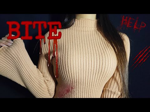 ASMR I want to eat you🦷Half zombie RP (All of us are dead) Ear massage (sub)