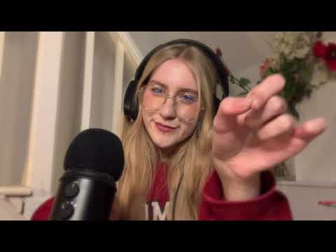 ASMR |  up close personal attention | plucking negative energy | mic scratching