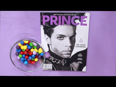 PRINCE PAGE FLIPPING ASMR RUSSELL STOVER CHOCOLATE CANDY COATED PEANUTS