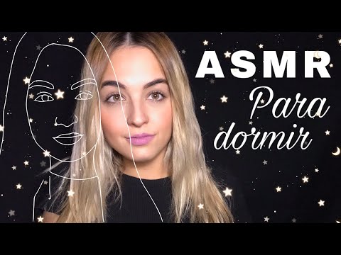 ASMR Español | Te toco la carita para DORMIR | ASMR Whispering