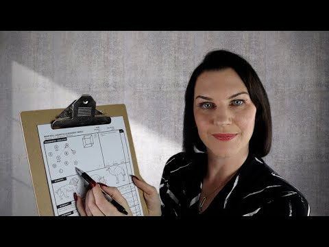 ASMR Cognitive Screening Test (follow my instructions, relaxing tests and personal attention)