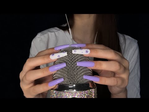 ASMR Mic Scratching with Long Nails✨