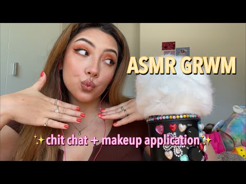 ASMR raw & unedited get ready with me 💜 | Whispered