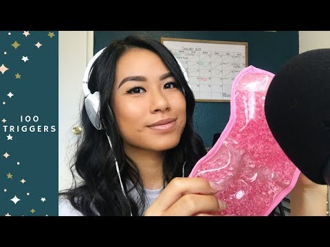 ASMR 100 Triggers in 10 Minutes