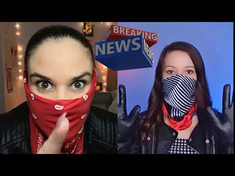 ASMR Mean Robber Kidnaps You & Kati Roleplay- Leather Gloves and Scarf/Mask Collab