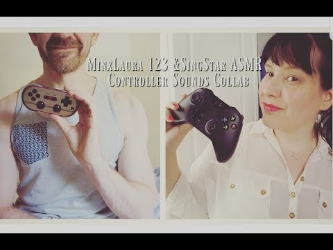 Asmr - Gaming Controller Sounds & Whispering - Collab with SingStar ASMR